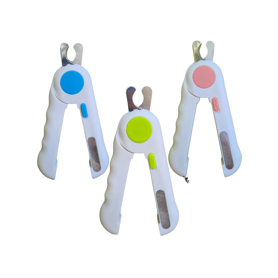 CORTA UÑAS LUZ LED