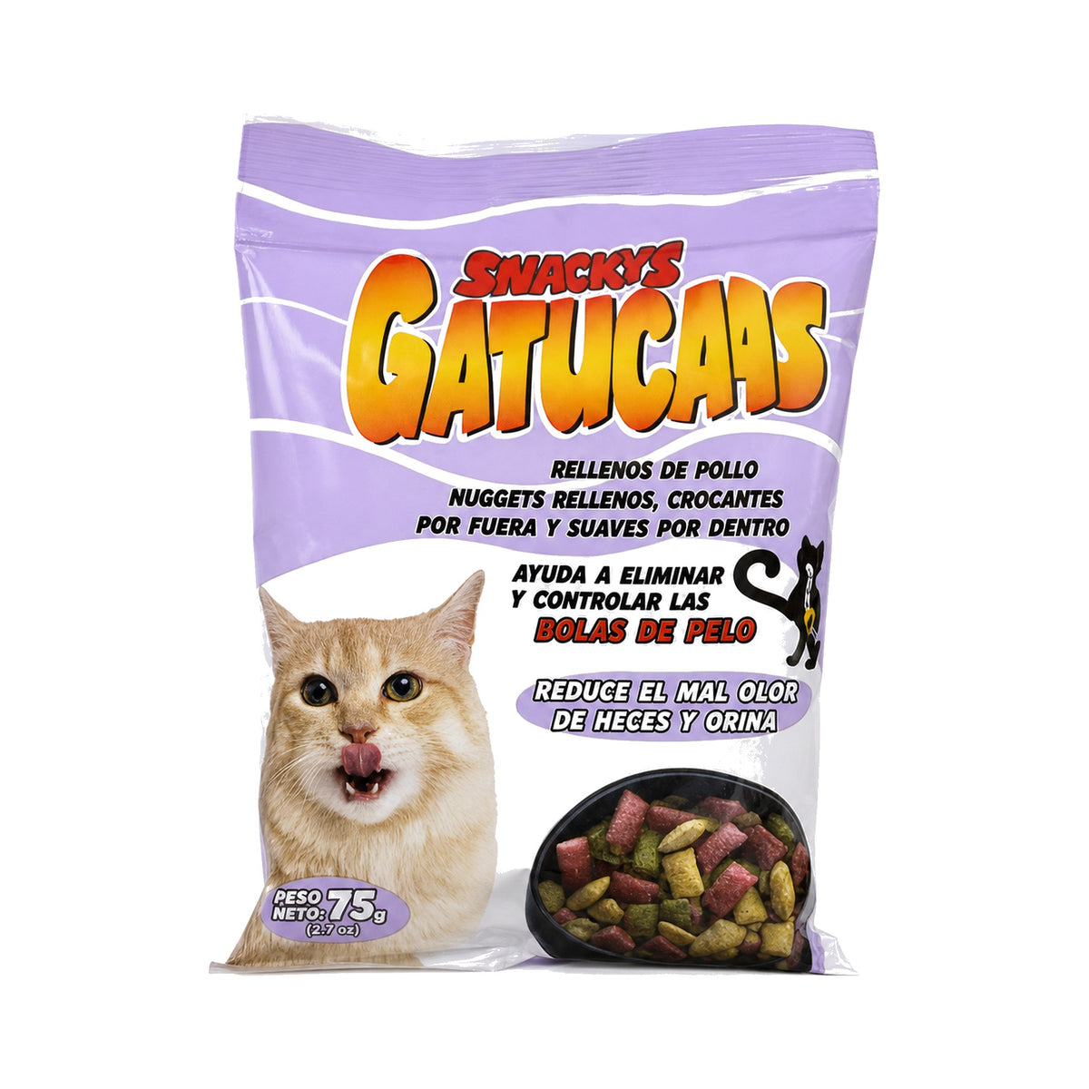 Snack Gatucas Nuggets para Gatos