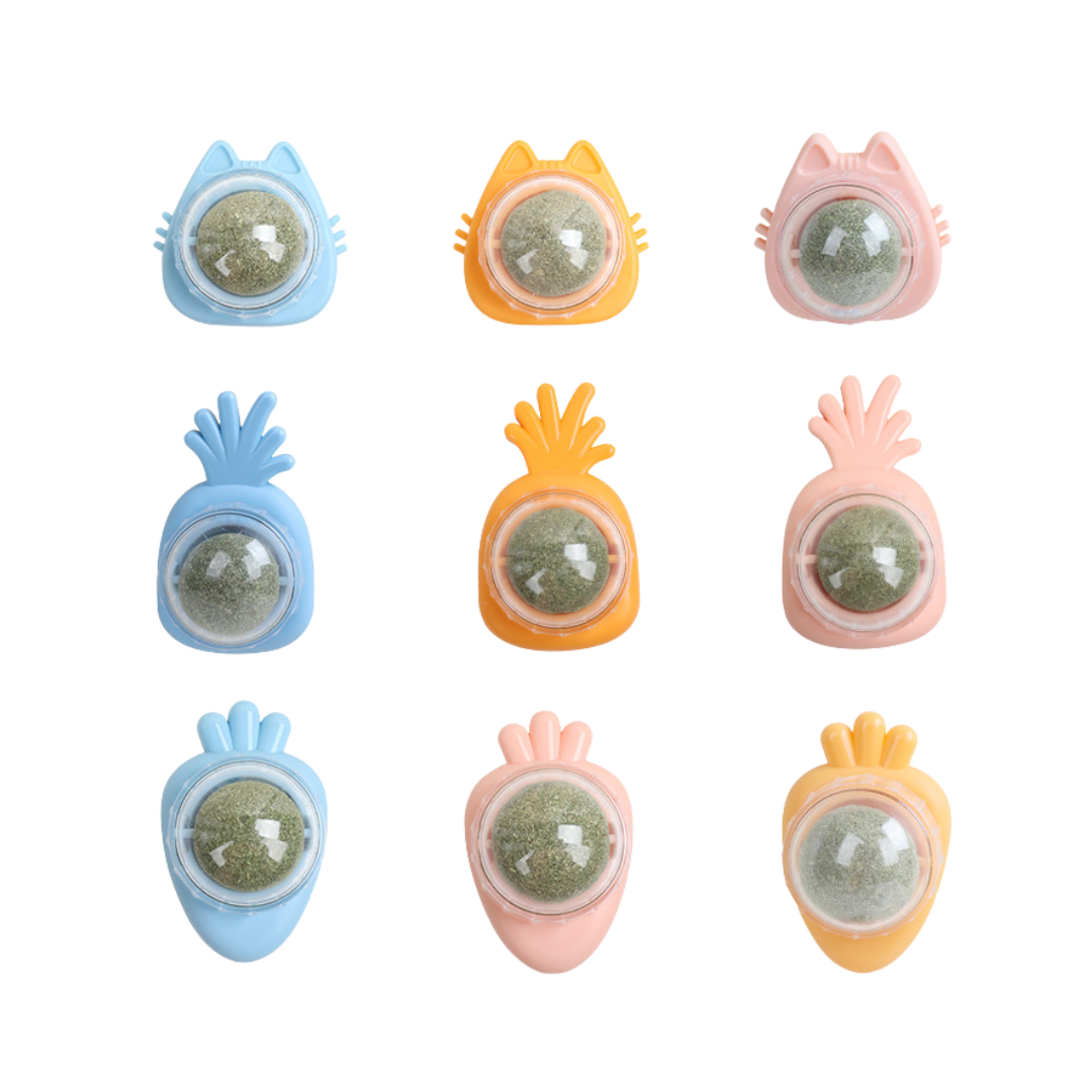 BOLA DE CATNIP CON FIGURAS