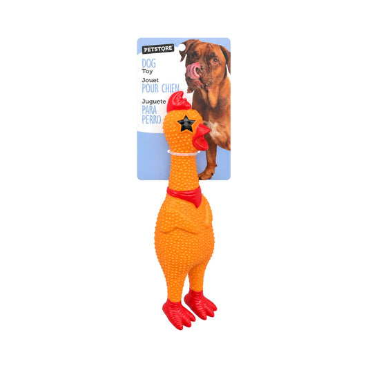 Juguete Gallo de Goma