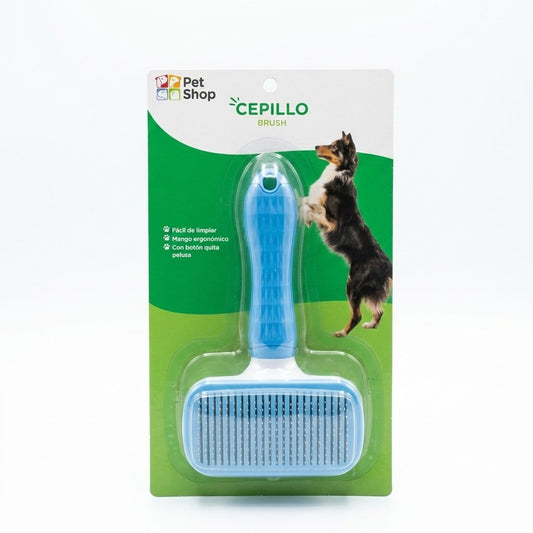 Cepillo Quita Pelo con Botón Autolimpiante