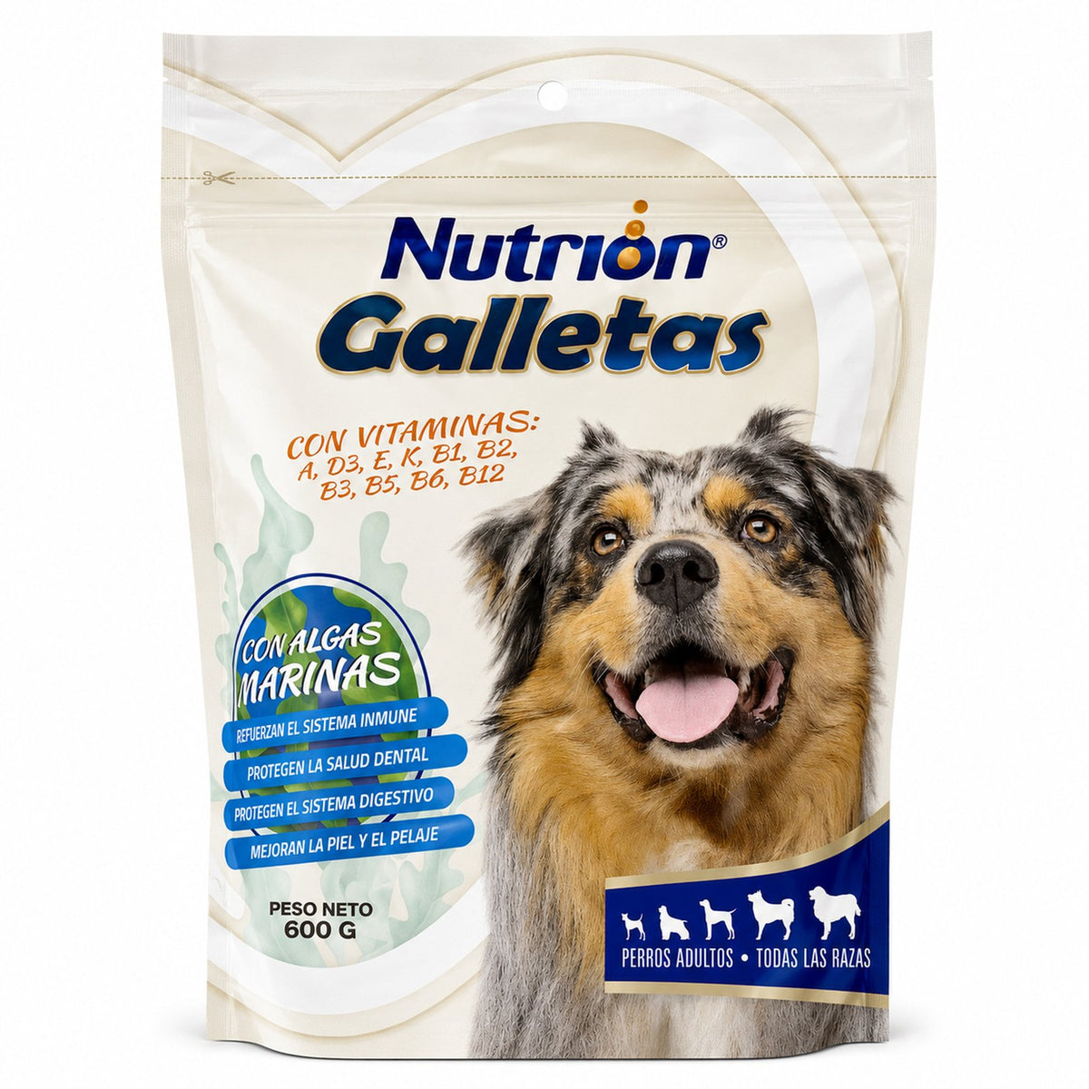 Galletas con Algas Marinas y Vitaminas 600 g