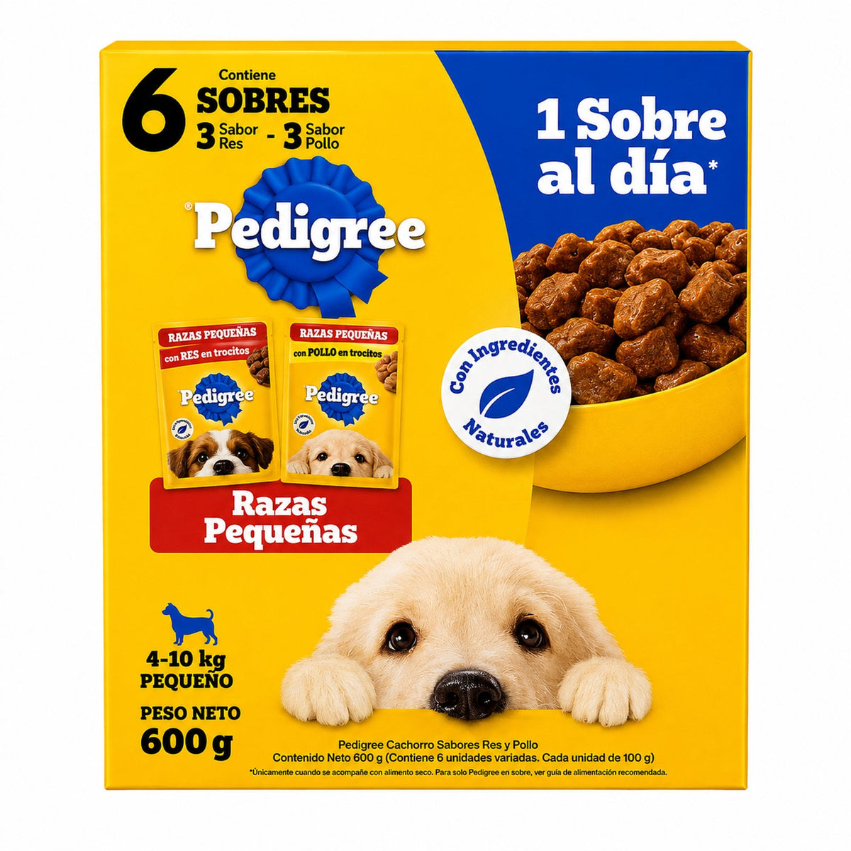 Alimento Húmedo Cachorros Caja 6 Sobres