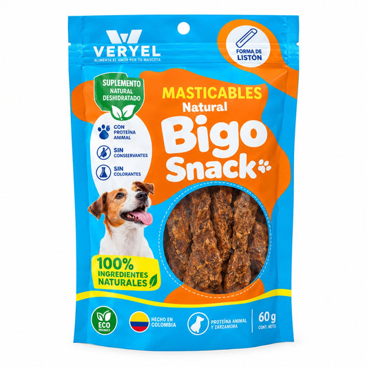 Bigo Snack Masticables Naturales 60 g