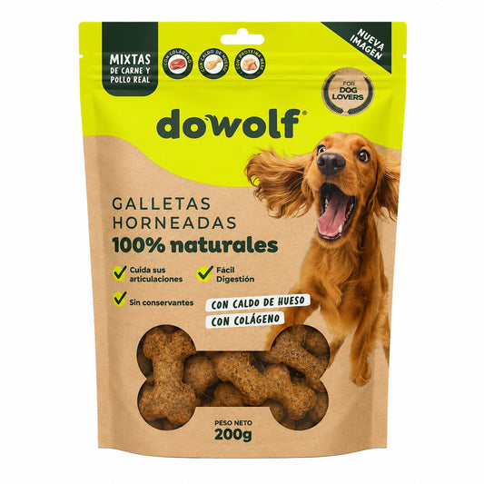 Galletas Horneadas Mixtas Carne y Pollo 200 g