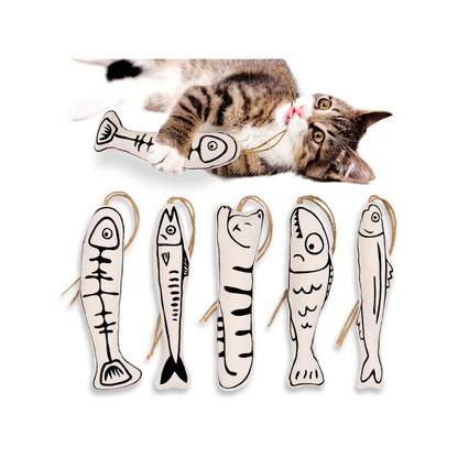 VARA GATO FORMA DE PEZ