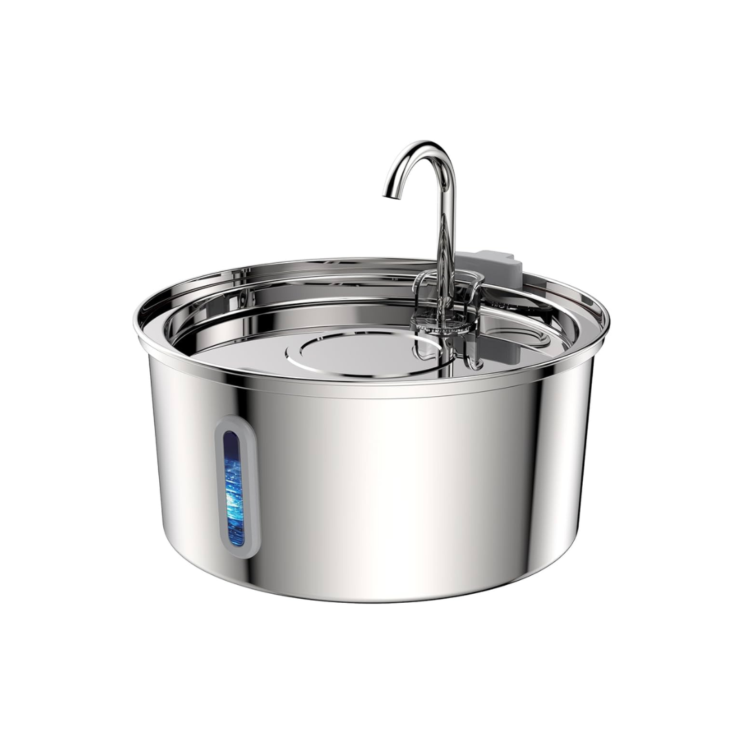 FUENTE METALICA INOXIDABLE