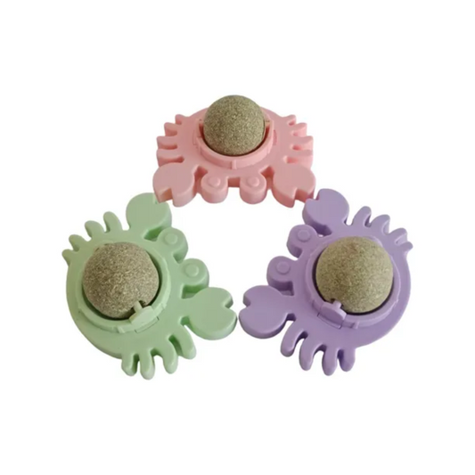 BOLA GIRATORIA DE CATNIP CANGREJO