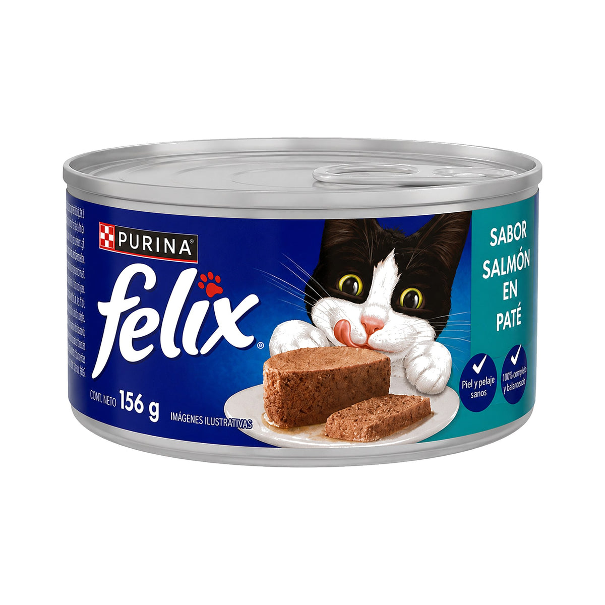 Alimento Húmedo Felix Paté Salmón 156 g