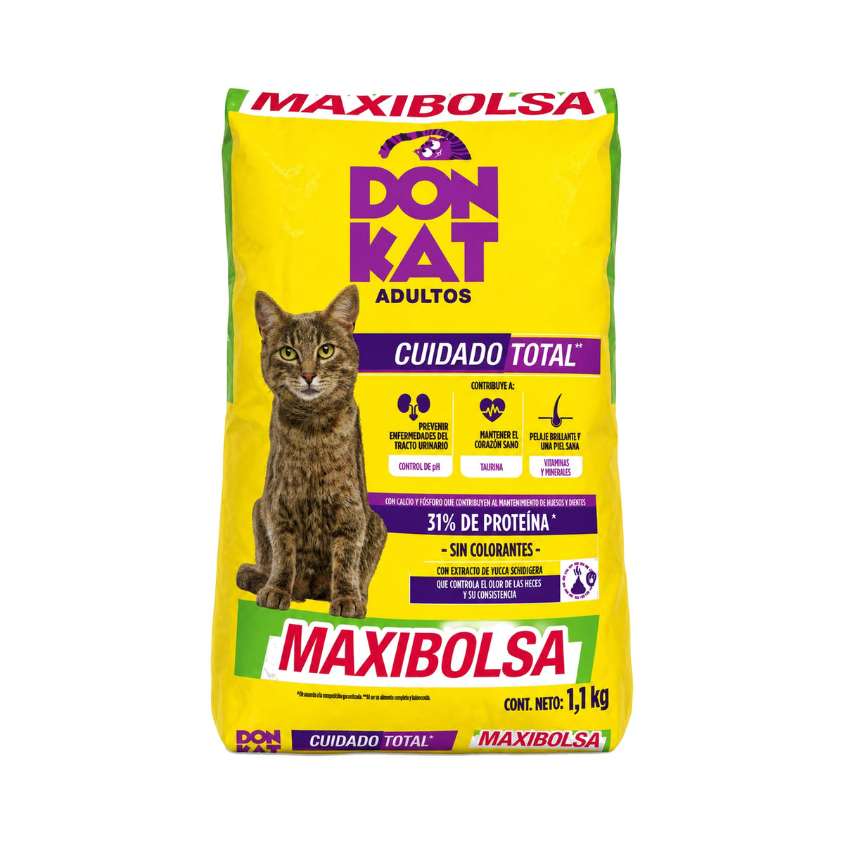 Alimento Don Kat Adultos Cuidado Total 1,1 kg