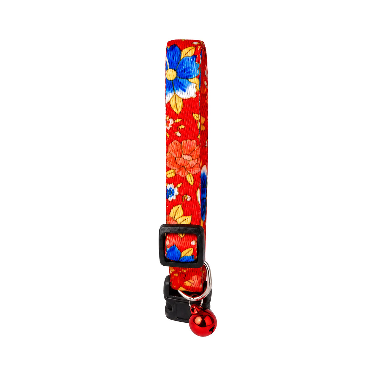 Collar para Gato con Cascabel Rojo