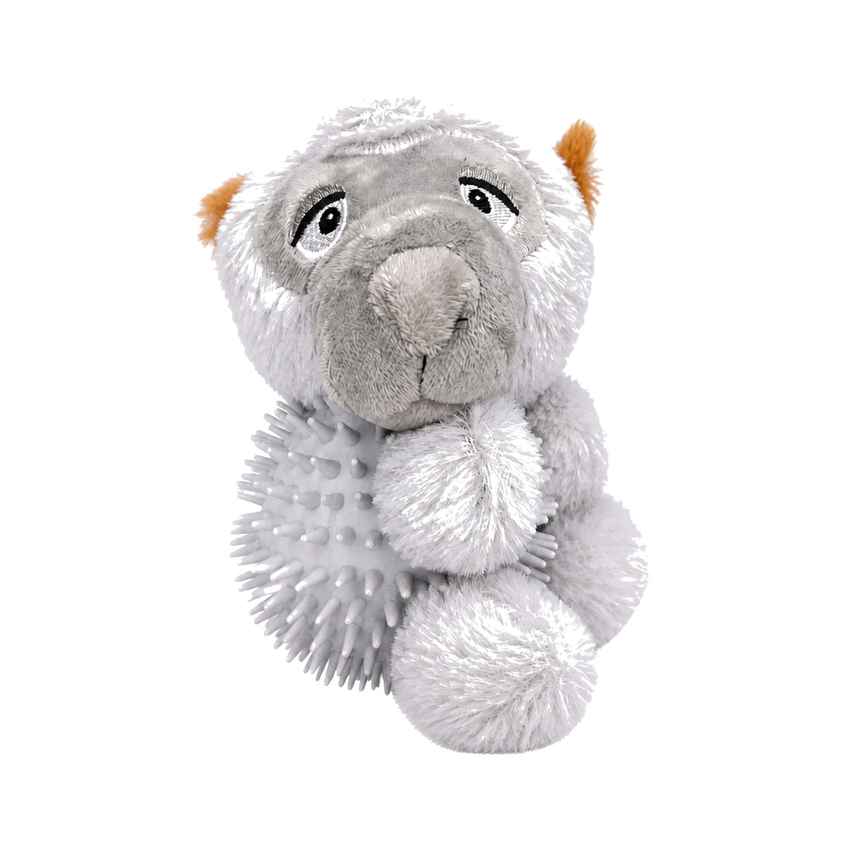 Peluche Gris con Bola de Pinchos
