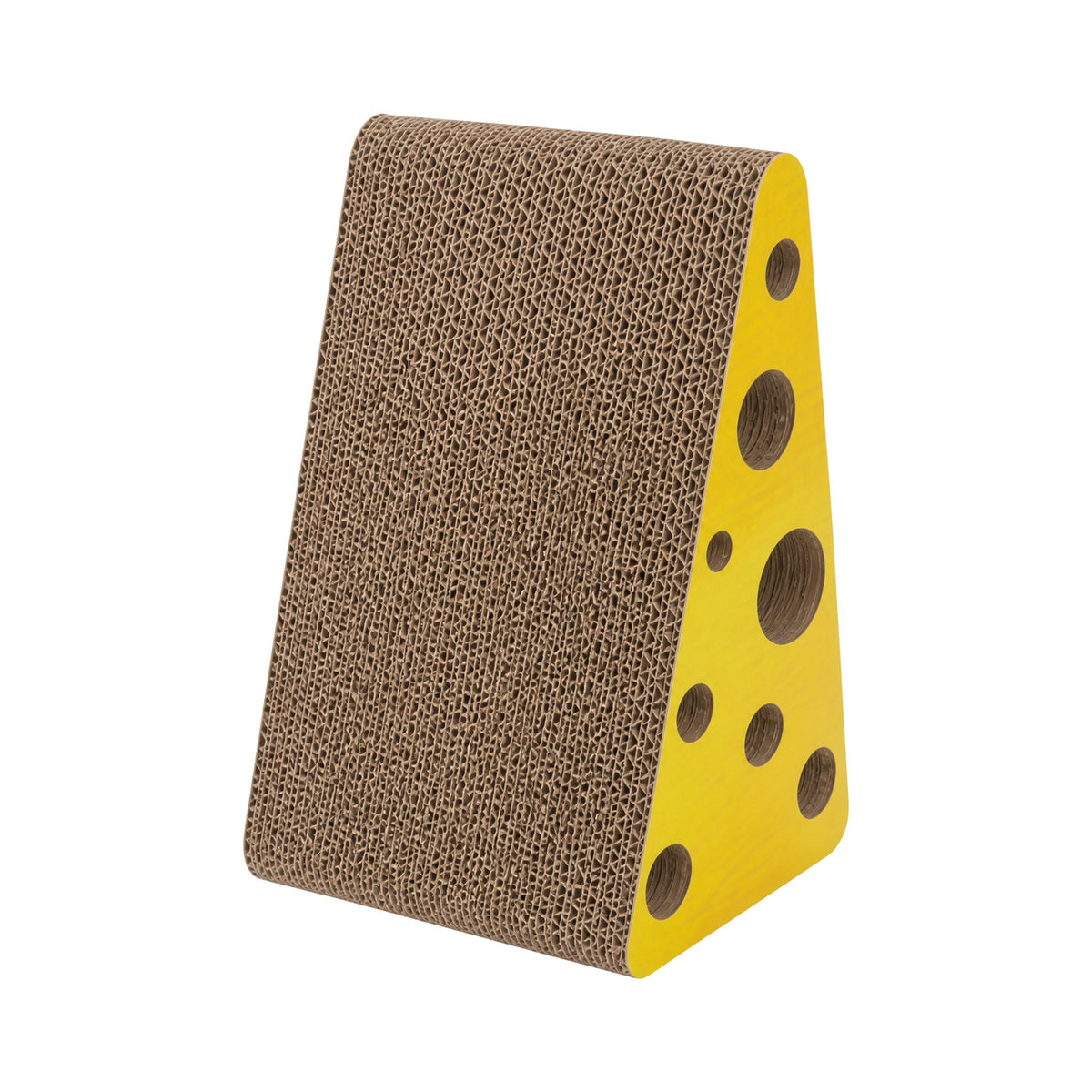 Rascador de Cartón Forma de Queso